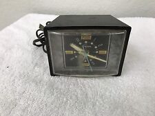 Vintage GE Luminous Alarm Clock Black Tested and Working picture