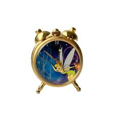 Disney Tinkerbell Miniature Wind Up Clock Watch 75 Yr Anniversary  picture