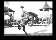 Bucking Horse Cowboy Rodeo PHOTO Old Wild West A rt 1910 Wild West picture