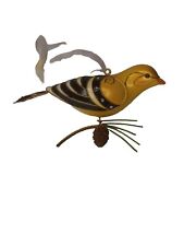 2008 Hallmark Ornament Goldfinch Yellow Beauty of Birds #4 in Series  picture