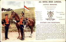 5th Royal Irish Lancers Ireland Great Britain Soldiers Military History c1910 PC picture