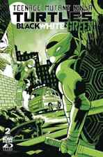 TMNT Black White & Green #2 - 1/25 Foil Variant - IDW Comics picture