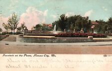 Postcard MO Kansas City Missouri Fountain on the Paseo 1907 Vintage PC H2058 picture