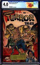 Beware Terror Tales 5 CGC 4.0 Awesome PCH Bernard Baily cover Custom label 1953 picture