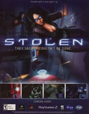 Stolen PS2 Original 2006 Ad Authentic Retro Xbox Video Game Promo picture