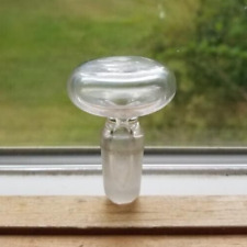 Vintage Clear Crystal Glass Bottle Stopper, 2.0