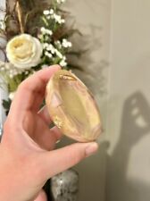 pink & yellow pastel polychrome jasper polished crystal bowl 💗  picture
