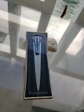 Vintage Stencil Chrome Pentastic Red And Blue Pen USA New in Box Collectible  picture