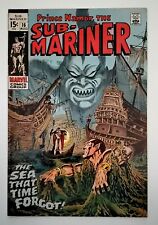 Sub Mariner #16 Prince Namor Marvel Comic Silver Age August 1969  picture