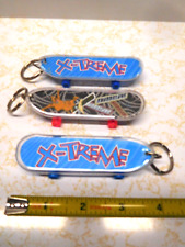 3 Vint Plastic 1 ScoobyDoo (PINK)&  2 X-Treme Fingerboards Advertising Keychains picture