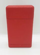 Fujima Red Metal King Size 84mm Cigarette Strong Box W/ Removable Ashtray picture