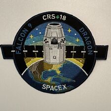 Authentic CRS-18 - SpaceX Falcon-9 Dragon ISS NASA Resupply Mission Patch picture