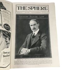 The Sphere Newspaper October 28 1922 Britain Prime Minister Andrew Bonar Law picture