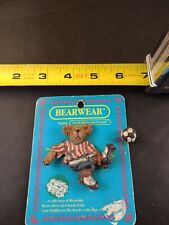 Vintage Bearwear Pin Pinback Button Brooch *130 picture