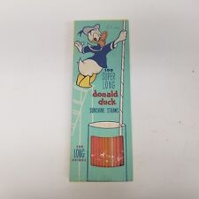 Vintage Donald Duck Super Long Sunshine Straws, Nice Colorful Display Box picture