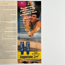 Vintage Coppertone Magazine Print Ads 1993 Partial Page Color Advertisement picture