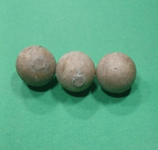 Rare Vintage Antique Relic Revolutionary War 69 Caliber Musket Round Balls picture