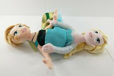 FROZEN Anna & Elsa 'Topsy-Turvy' Reversible DISNEY PARKS Stuffed Plush Toy CLEAN picture