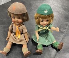 REDUCED 2 Vintage BROWNIE/GIRL SCOUT EFFANBEE 65 8” DOLLS picture