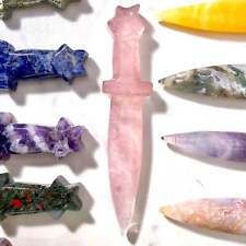 1PC High Quality Stone Knife Natural Crystal picture