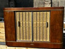 Siemens Schatulle H42 Vintage Tube Radio  1954 big door ready for use tested  picture