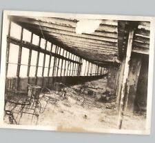 BURNED INTERIOR of Fire Swept SHIP SS Morro Castle VINTAGE 1934 Press Photo picture