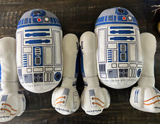 Set of 2 Disney Kohls Collection Star Wars R2-D2 Plush Decorative Pillow 18