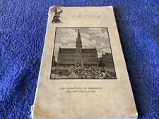 VINTAGE 1919 BRUSSELS TOURIST GUIDE BOOKLET picture