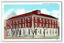 1939 View Of Post Office Bartlesville Oklahoma OK Posted Vintage Postcard picture