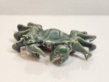 Miniature Mudmen Clay Crab Mudman Mud Men Ceramic Bonsai Animal Figure Figurine picture