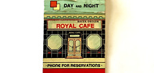 1930’S BEND, OREGON- ROYAL CAFE, ABOVE FIRST NATIONAL BANK MATCHBOOK COVER picture