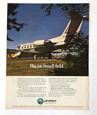 1967 Grumman Gulfstream II Advertisement Airplane Corporate Jet Vtg Print AD picture