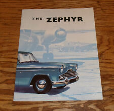 Original 1956 Zephyr Deluxe Sales Brochure 56 Ford picture