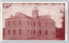 Burr Oak Kansas KS Postcard Public School Building Exterior 1907 Vintage Antique picture