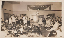 1950s CUBA CUBAN RCA VICTOR TV SHOW MUSICIANS MICROPHONE SINGER ORIG Photo C48 picture