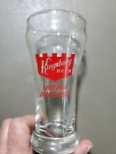 Kingsbury Beer Sham Glass / Vtg Tavern Barware Advertising  picture