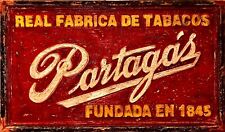 Old Partagas Cigar Factory Sign Print Poster, 22 x 14, Printed in USA picture