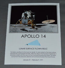 LARGE Apollo 14 Lunar Module SURFACE FLOWN Artifact Fragment NASA Moon Space picture