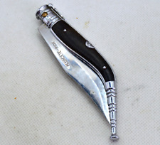 VINTAGE POCKET KNIFE ALBACETE INOX ANTIQUE NAVAJA KNIFE MADE IN SPAIN picture