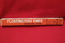 Vintage Floating Fishing Knife Stainless Steel/wood, 10