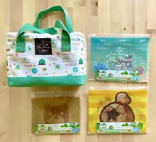 Animal Crossing Merch Lot Insulated Lunch Box Sealable Plastic Zipper Bags NEW picture