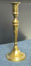 GOOD ANTIQUE C 1790 BRASS CANDLESTICK  picture