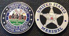 US Marshals Service FirstGEN EDofOK VCFTF silver version challenge coin picture