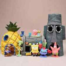 6 pcs Anime SpongeBob Mini Action Figures - Aquarium Decor & Boys Birthday Gift picture