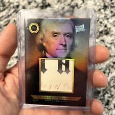 2004 Pieces Of The Past 1800s Thomas Jefferson Handwriting History Relic Card picture