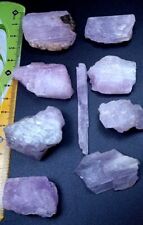 218g Beautiful Perfect Natural Terminated Kunzite Crystals Lot From Afghanistan picture