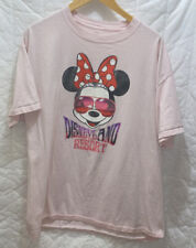 Disneyland Resort Minnie Mouse Disney Parks Adult XL Pink T-Shirt Beach picture