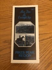 Vintage Pikes Peak Region Brochure & Map, 1986 Macvan  picture