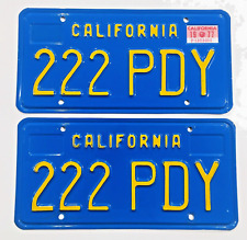 1970's California License Plates  1977 Chevelle  1977 Corvette  1977 Porsche 911 picture