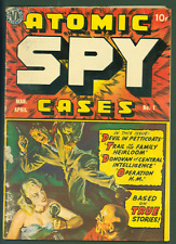 Vintage 1950 Avon Comics Atomic Spy Cases #1 GD/VG   Pre-Code Atomic Age Comic picture